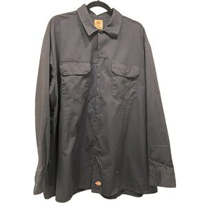 DICKIES | long sleeve button down size 2XL
